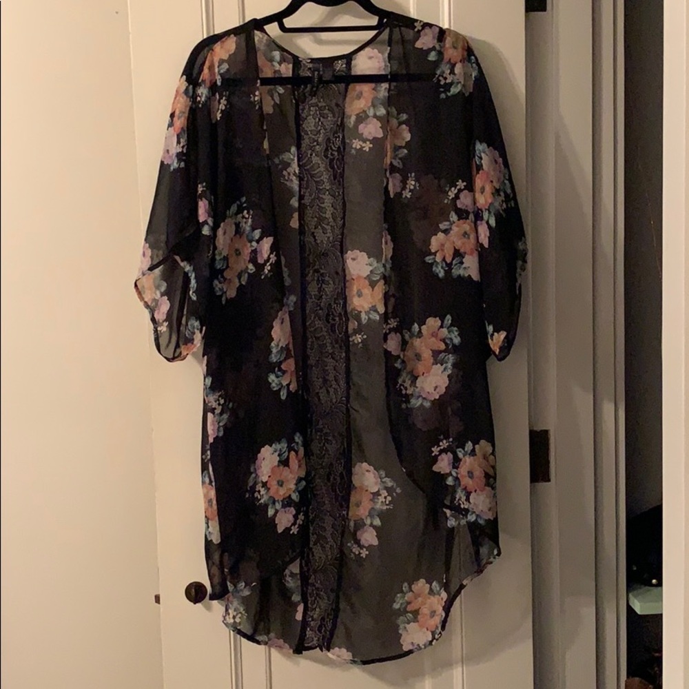 Floral kimono